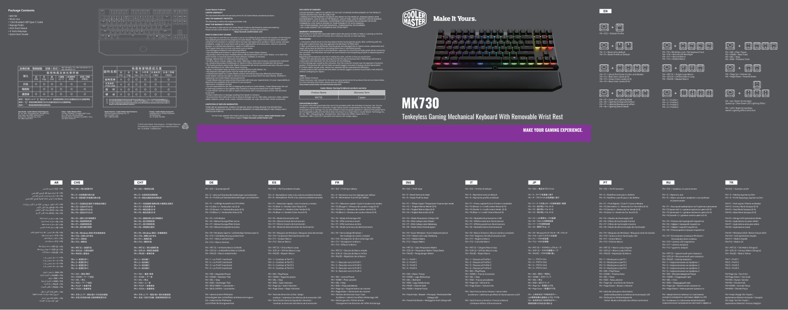 Cooler Master MK-730-GKCM1-UK Service Manual