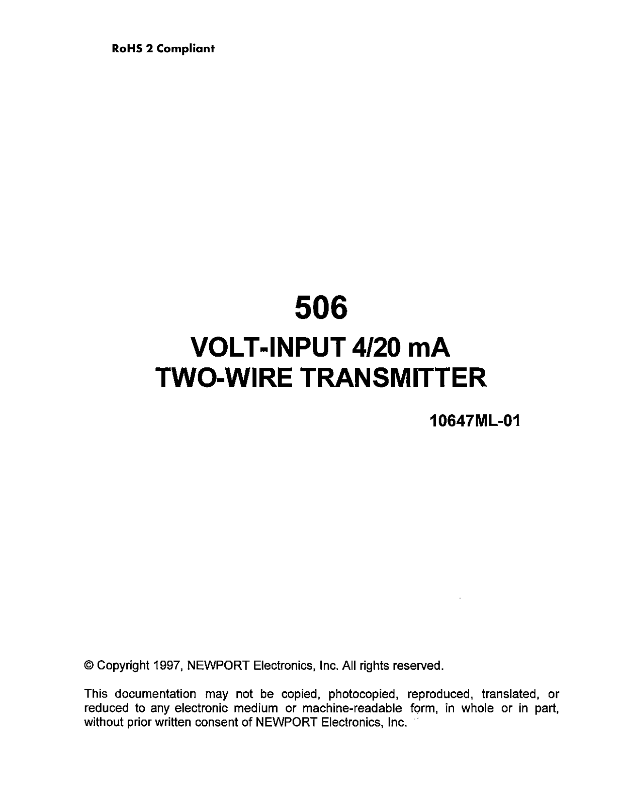 Omega 506 User guide - ManualMachine.com