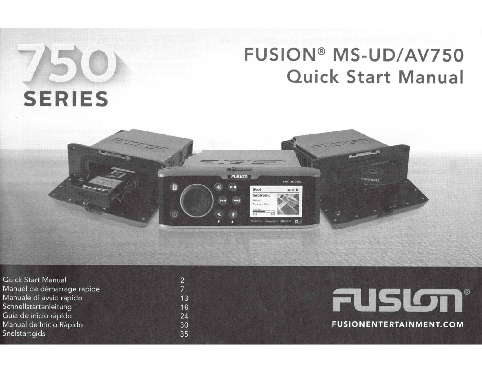 Fusion MS-UD750, MS-UD650, MS-AV750, MS-AV650 User Manual - ManualMachine.com