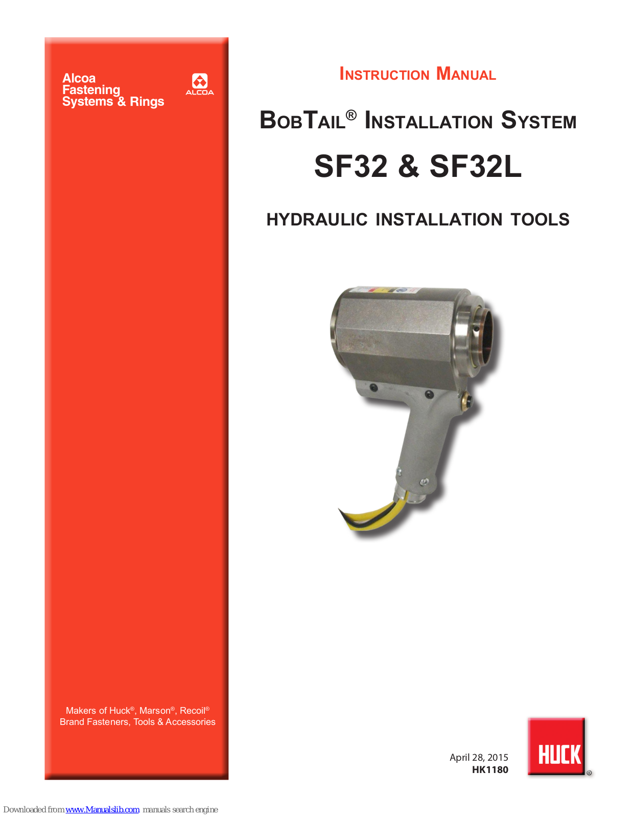 Huck SF32, SF32L Instruction Manual