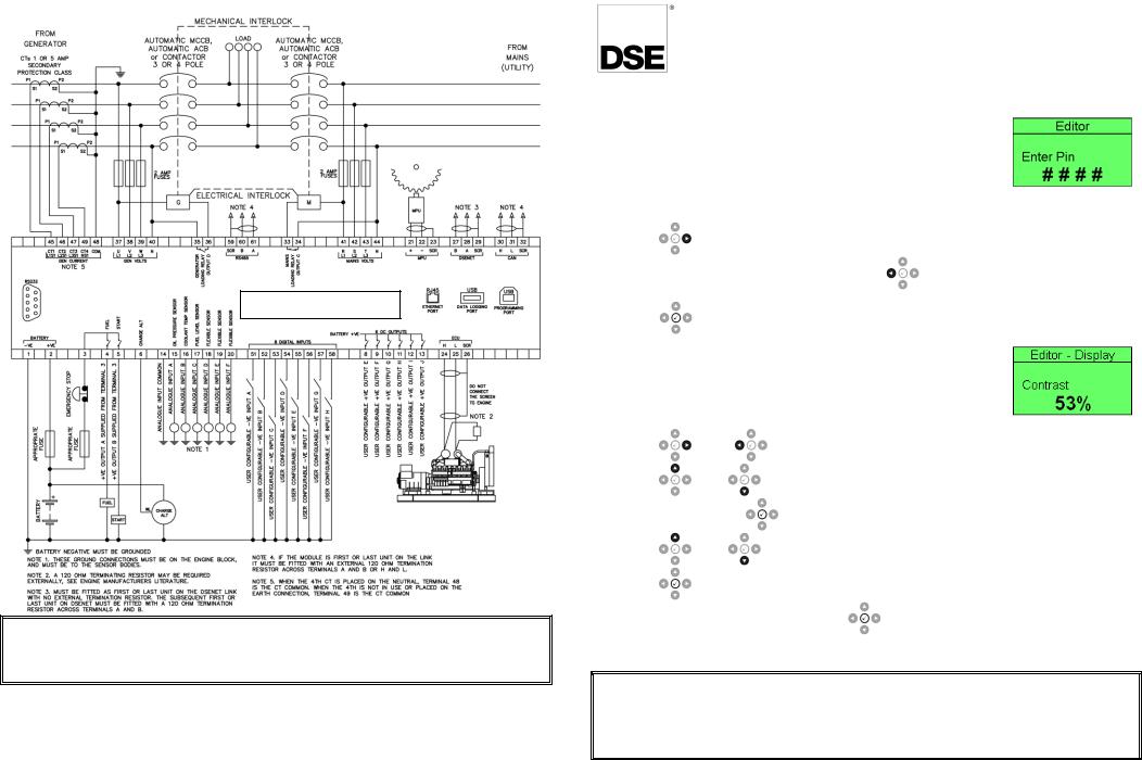 Deep SEA Electronics DSE7420 Mkii, DSE7410 Mkii User Manual