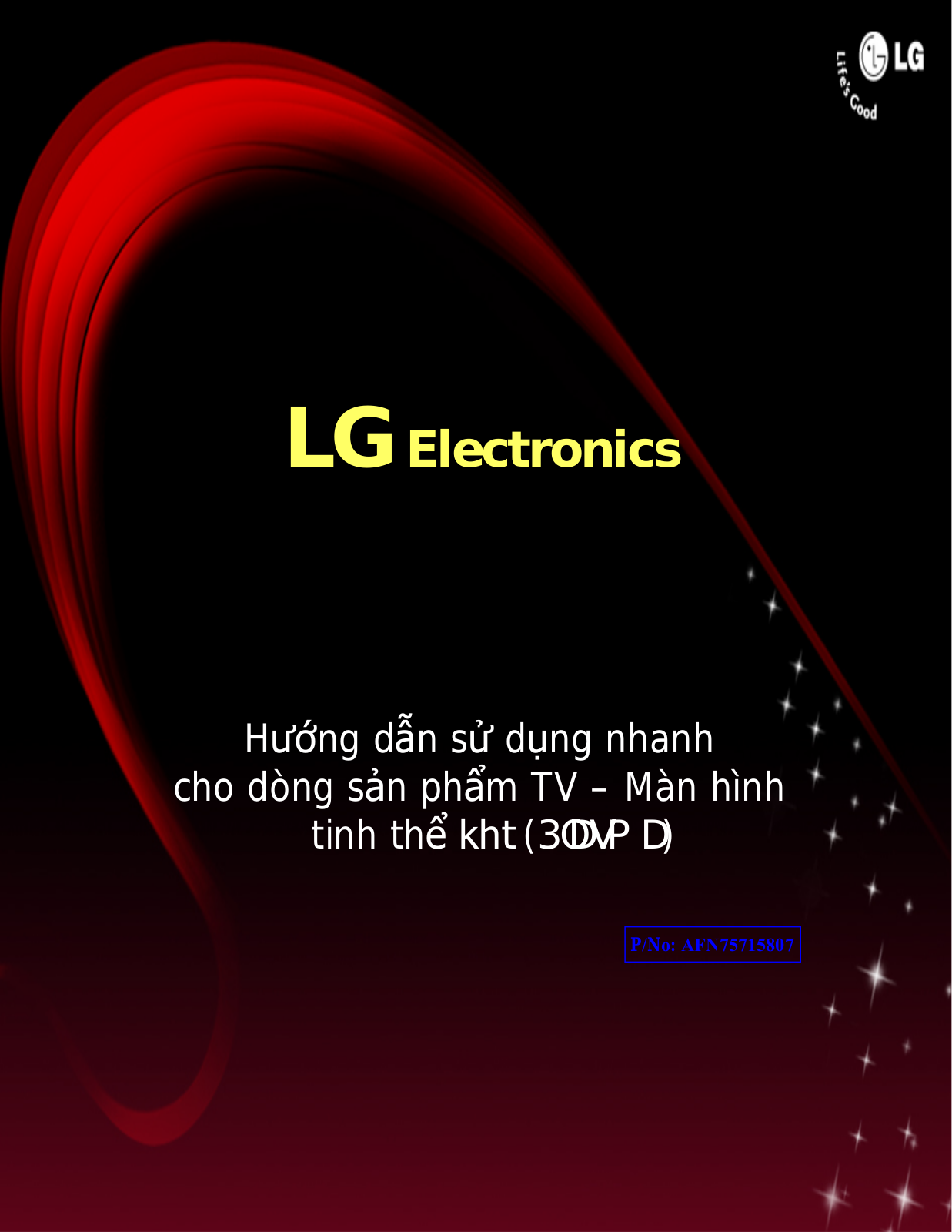 Lg 42PA4500 Quick User Guide