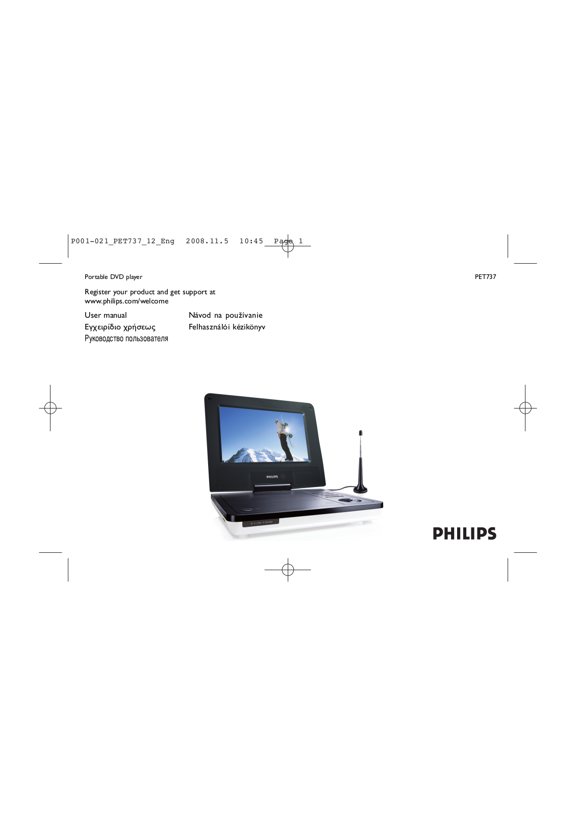 Philips PET737 User Manual