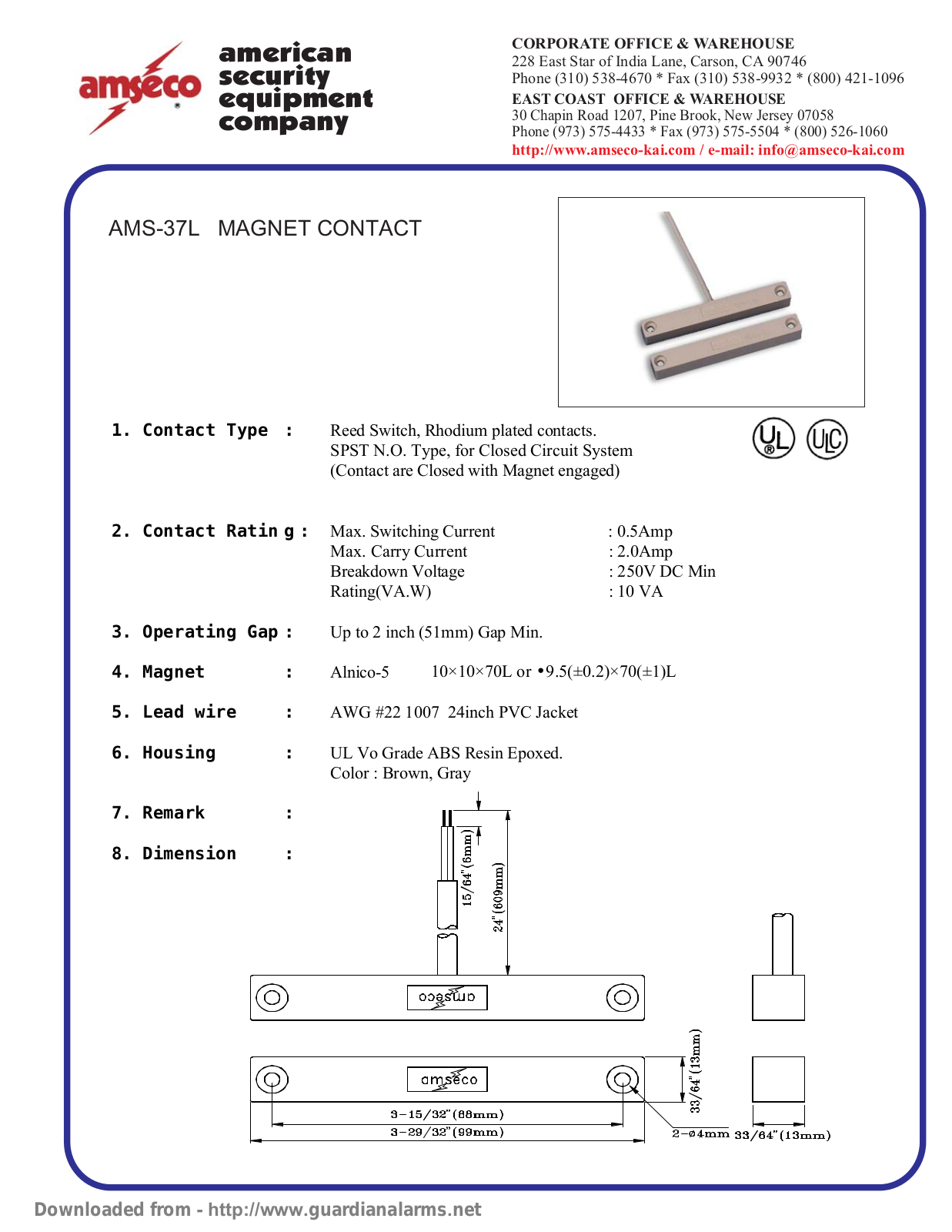 Amseco AMS-37L User Guide - ManualMachine.com