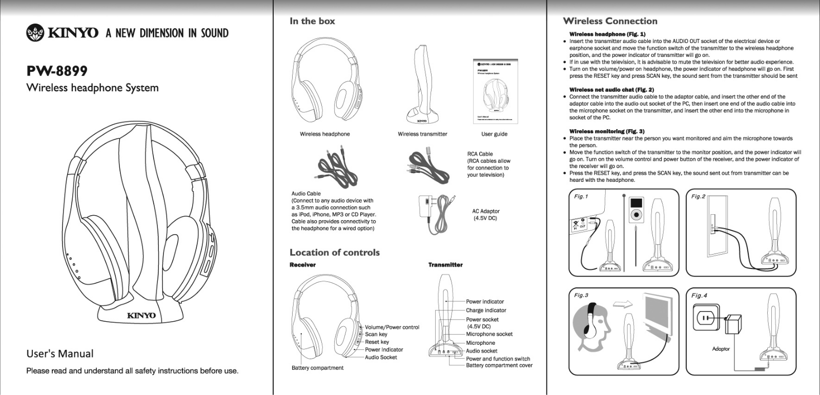 Kinyo PW-8899 User Manual