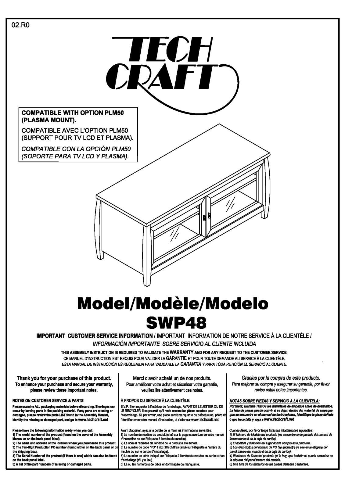 Tech Craft SWP48 User Manual - ManualMachine.com