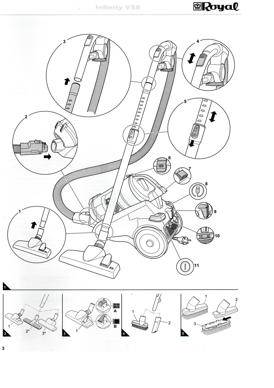 ROYAL INFINITY VS8 User Manual