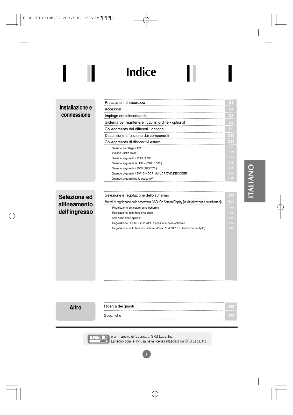 Lg M4200C, M4200C-SAF, M3200C-SA, M4200C-BAF, M4200C-BA User Manual