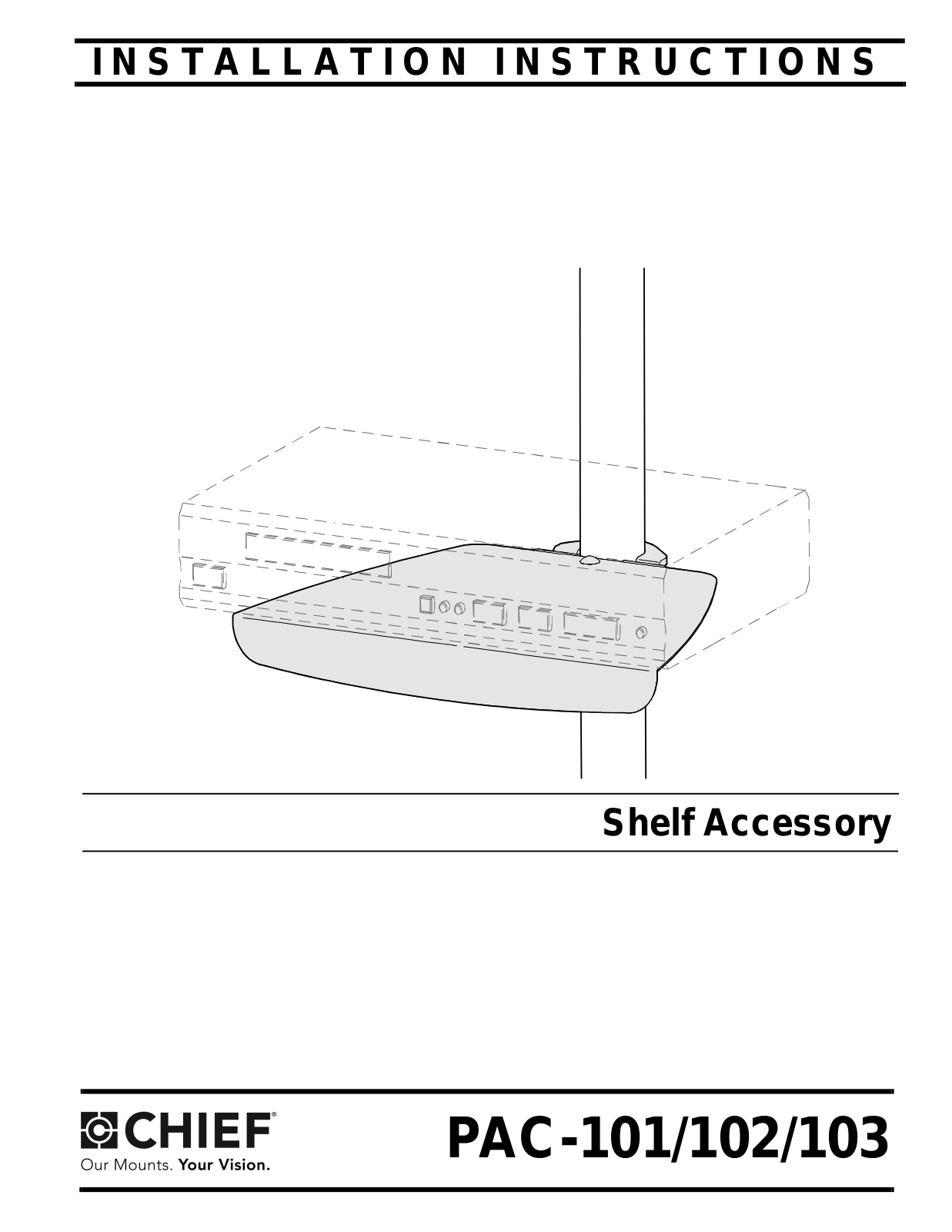 CHIEF PAC101-102-103 User Manual