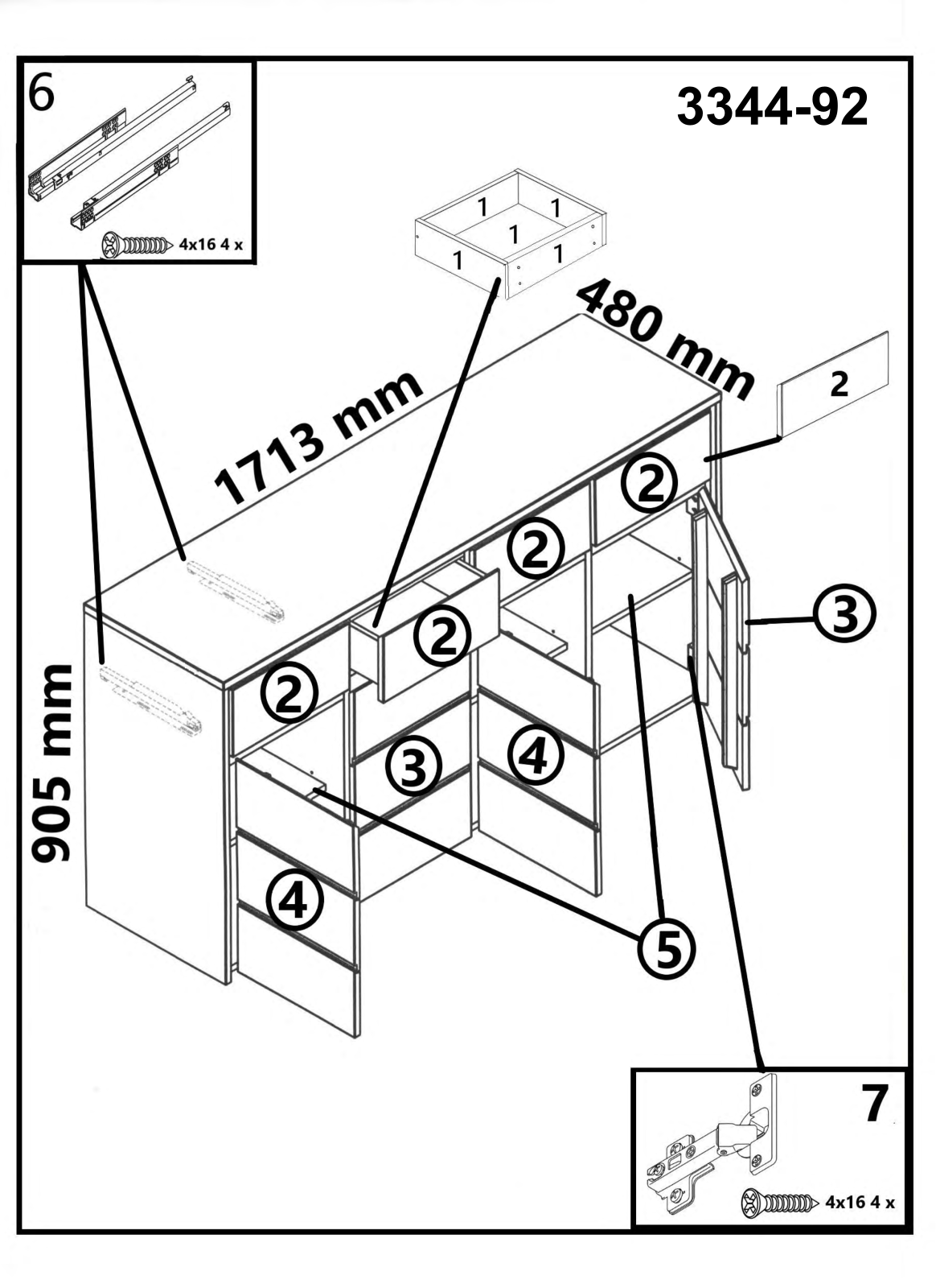 Home affaire Zetra Assembly instructions