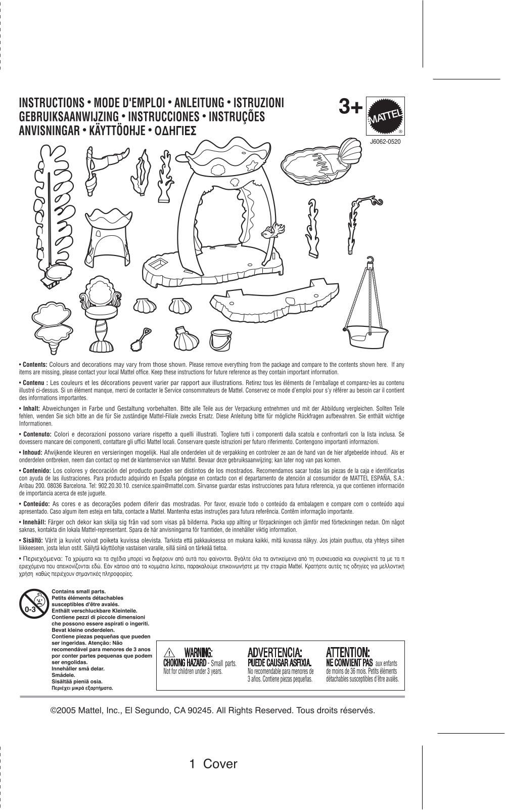 Fisher-Price J6062 Instruction Sheet