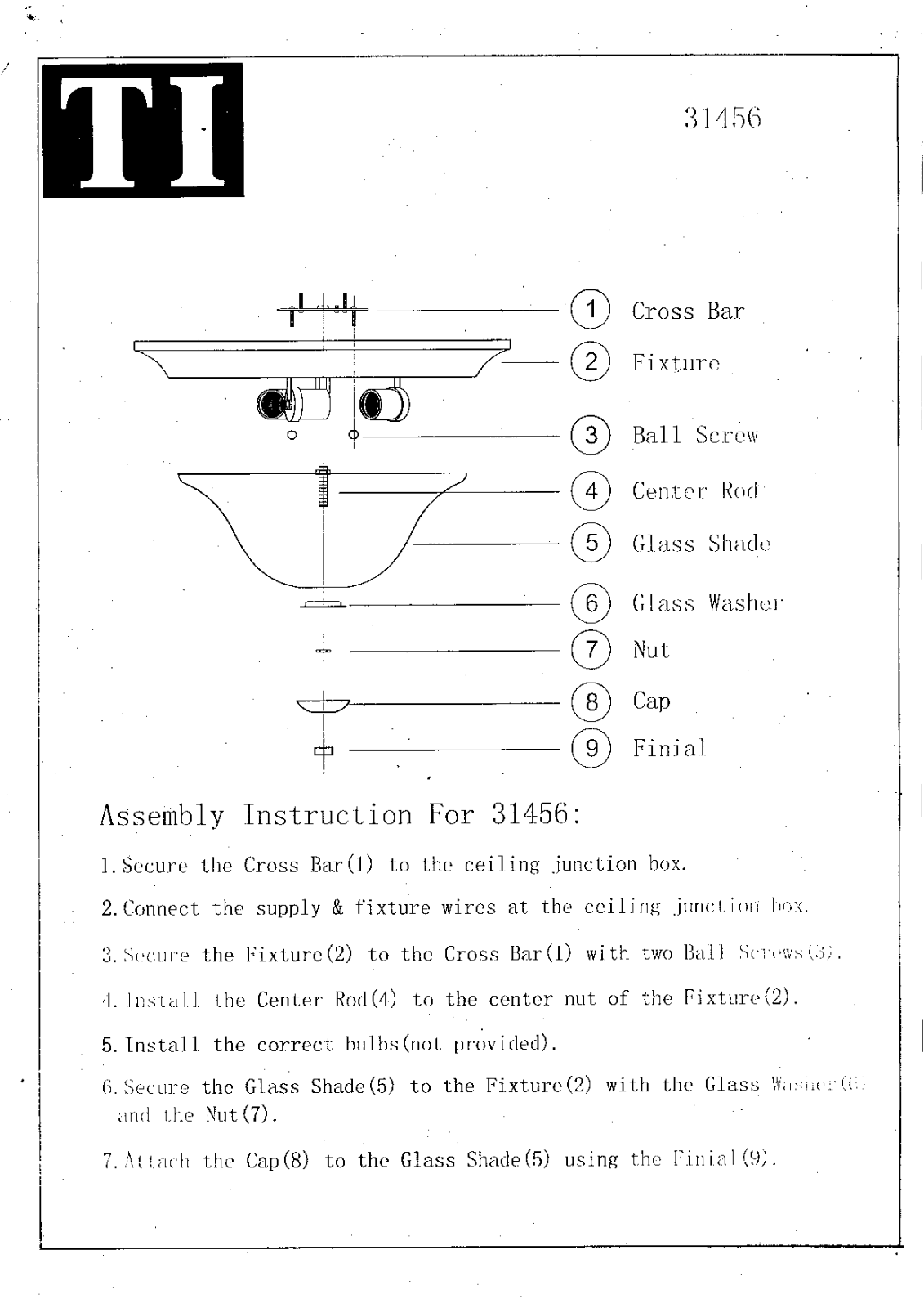 Triarch 31456 User Manual