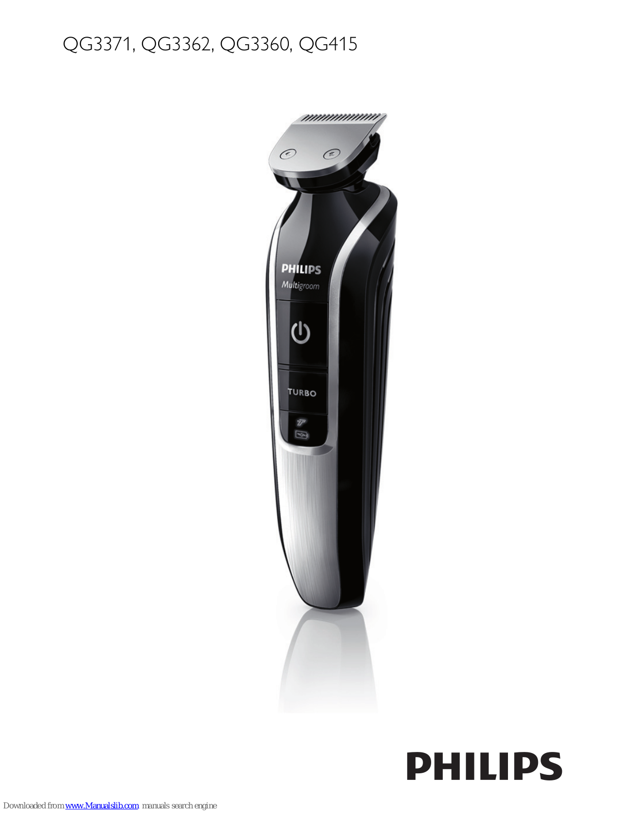 Philips QG3371, QG3362, QG3360, QG415 User Manual - ManualMachine.com