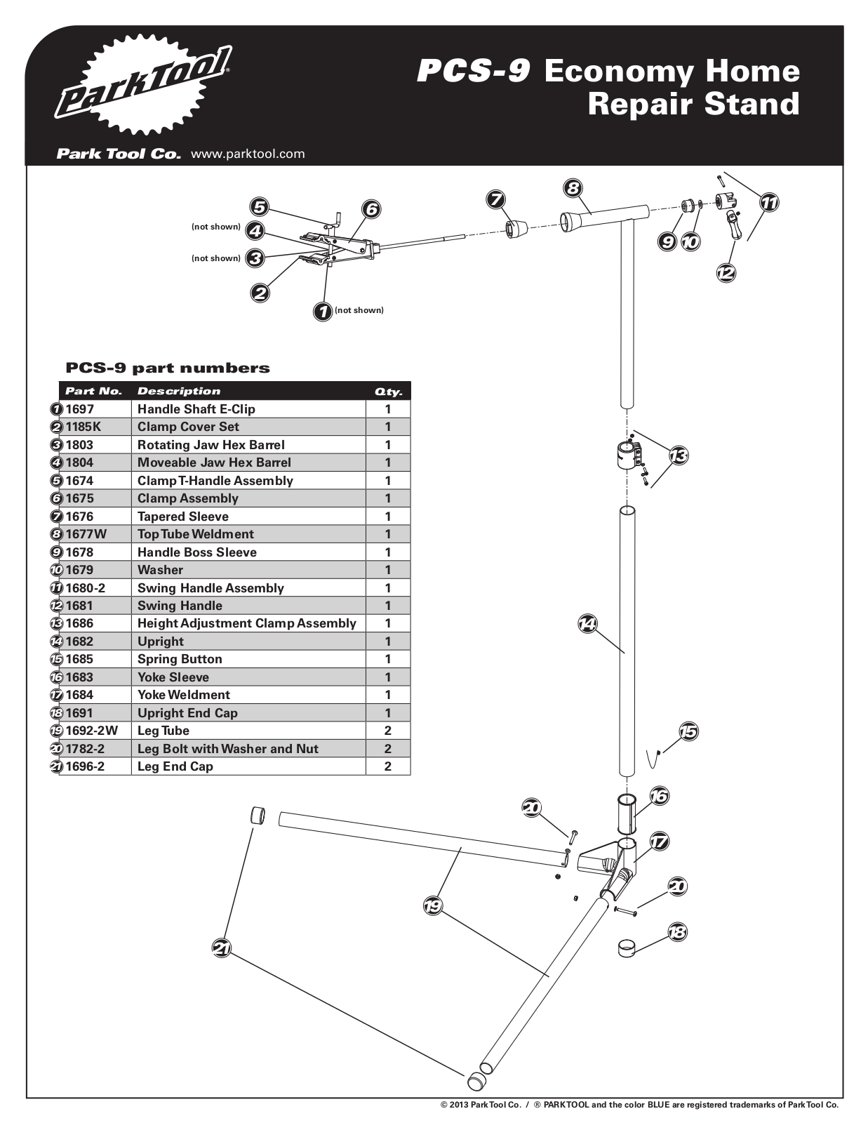 Park Tool PCS-9 User Manual