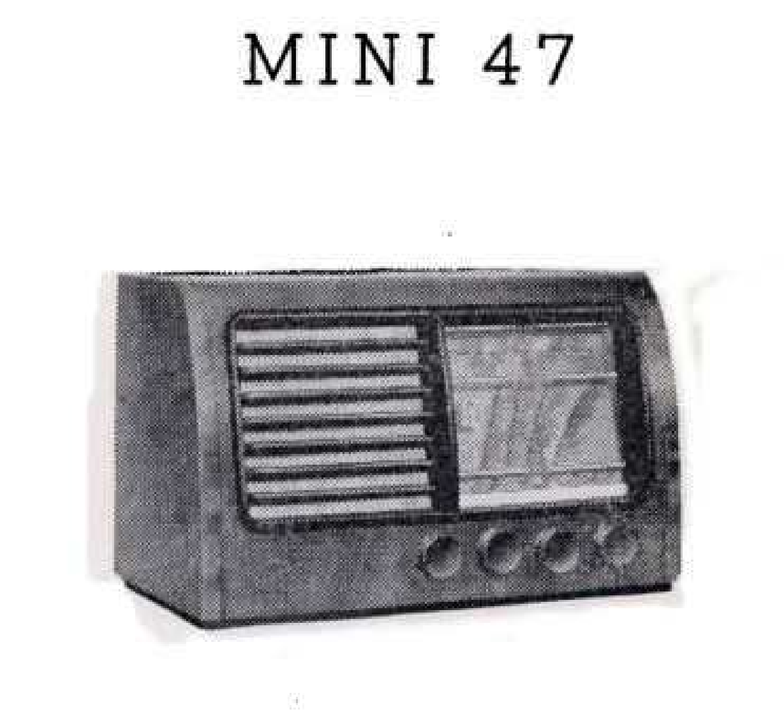 Bang Olufsen MINI-47 Schematic