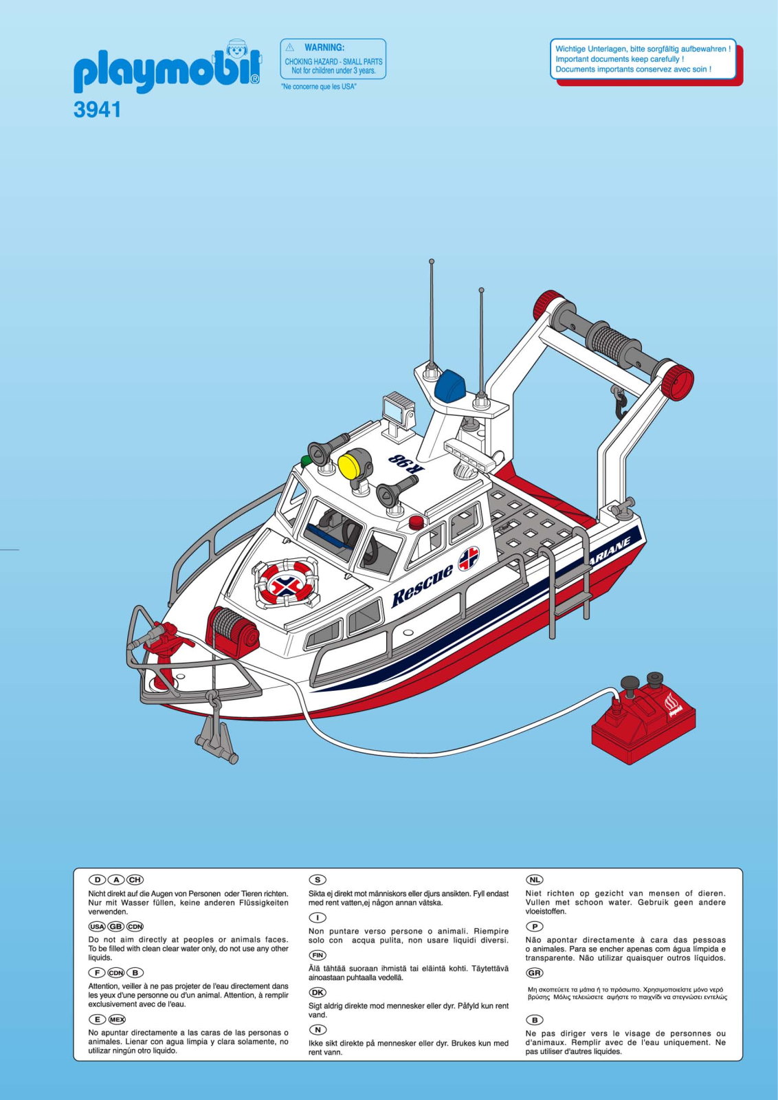 Playmobil 3941 Instructions