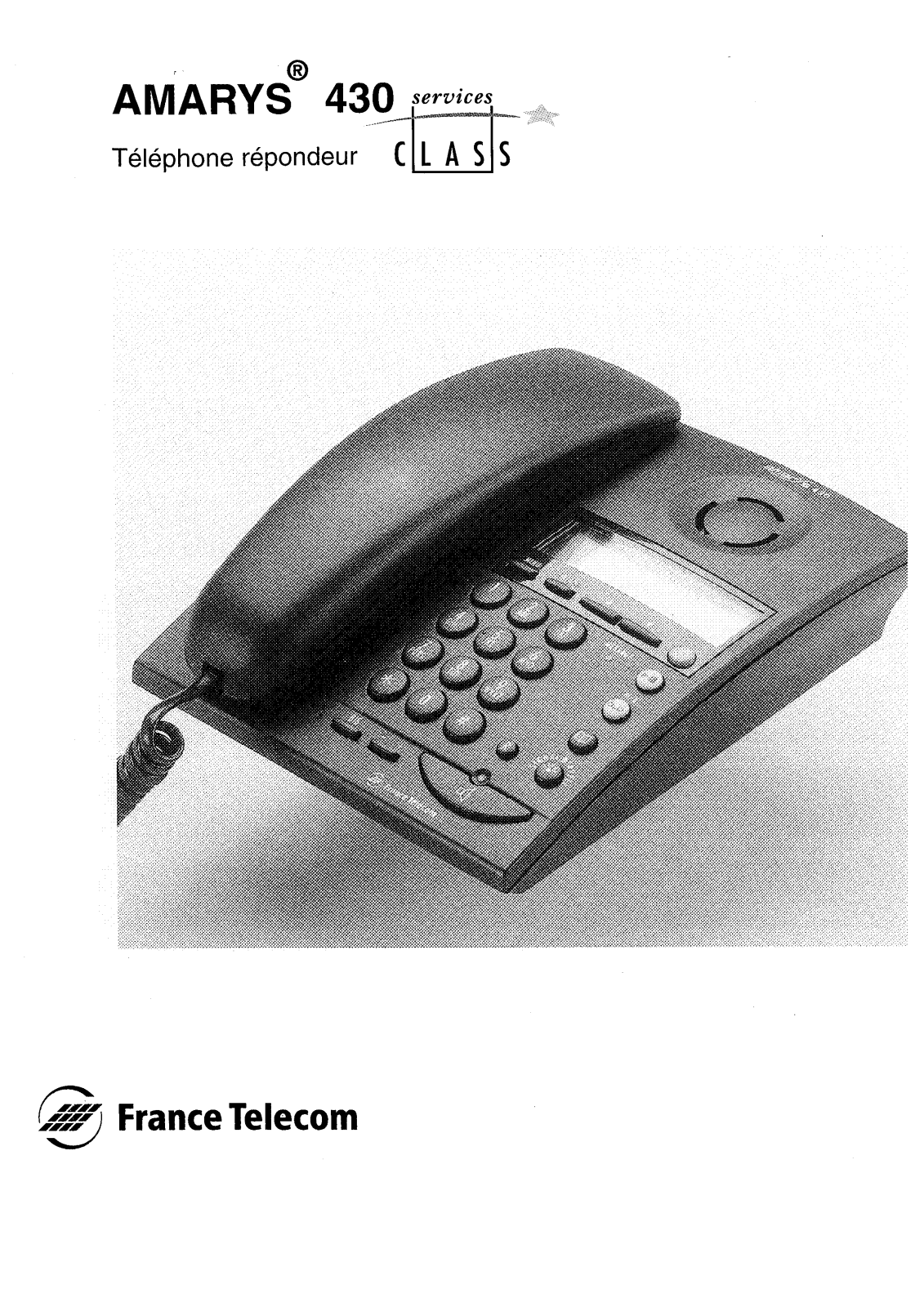 FRANCE TELECOM AMARYS 430 User Manual