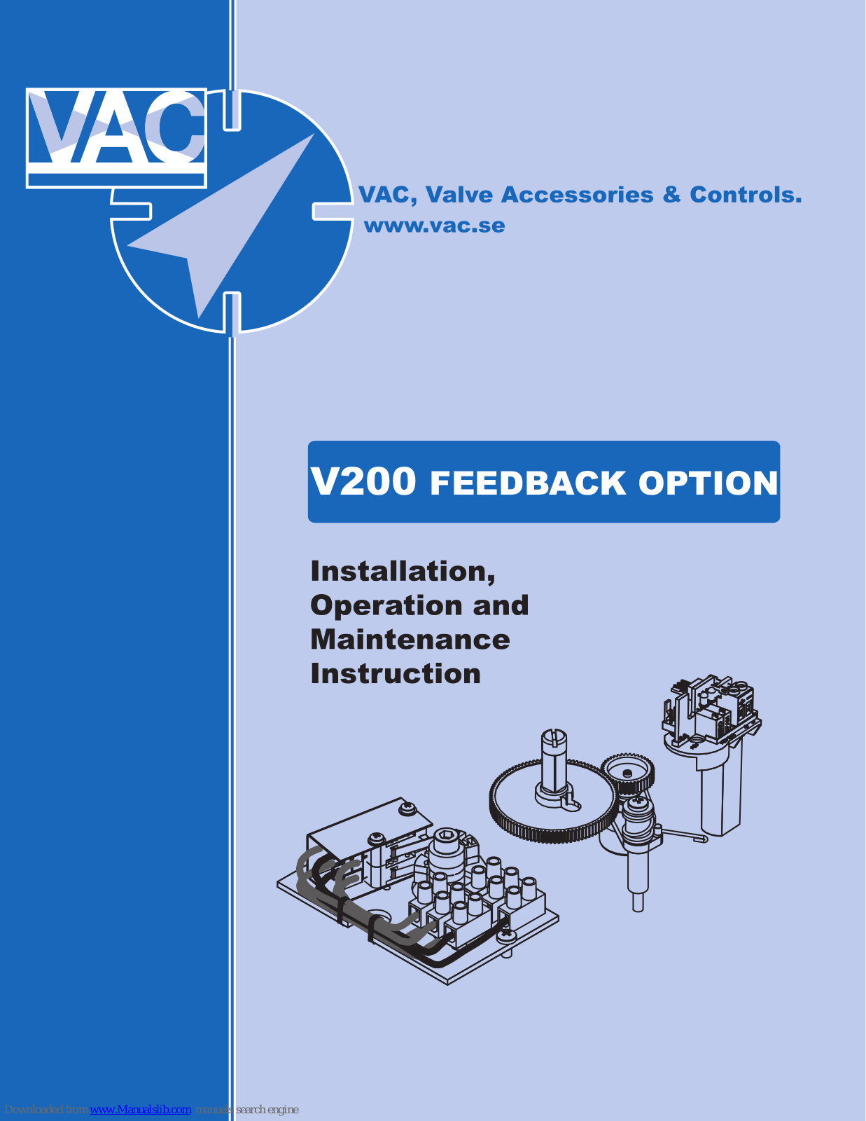 VAC V200 POSITIONER Installation,operation And Maintenance Instruction