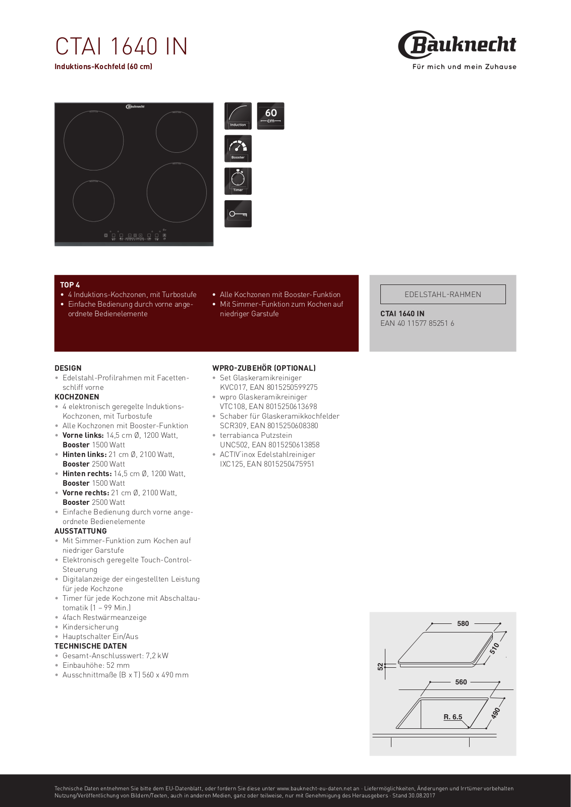 Bauknecht CTAI 1640 IN User Manual