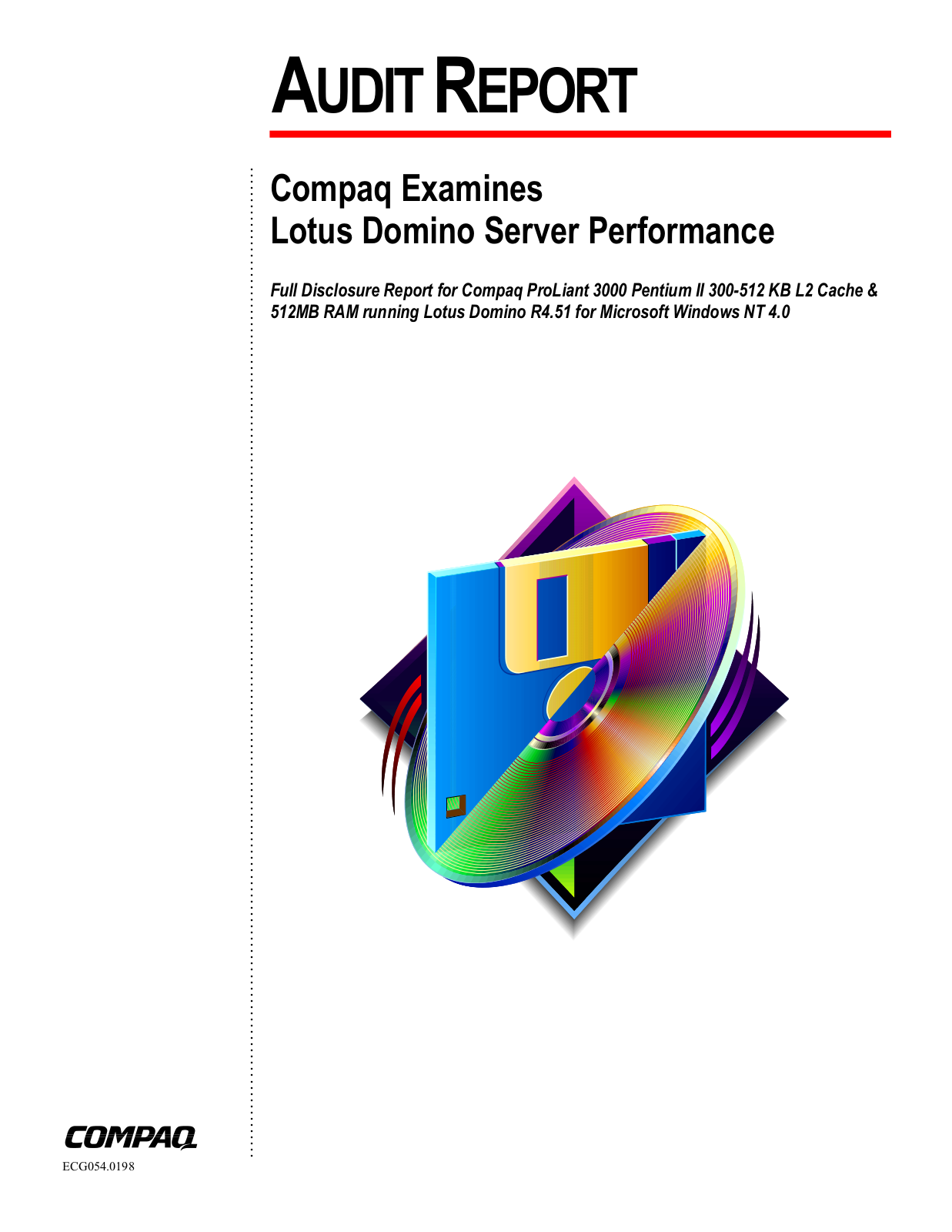 HP COMPAQ PROLIANT 3000 SERVER User Manual