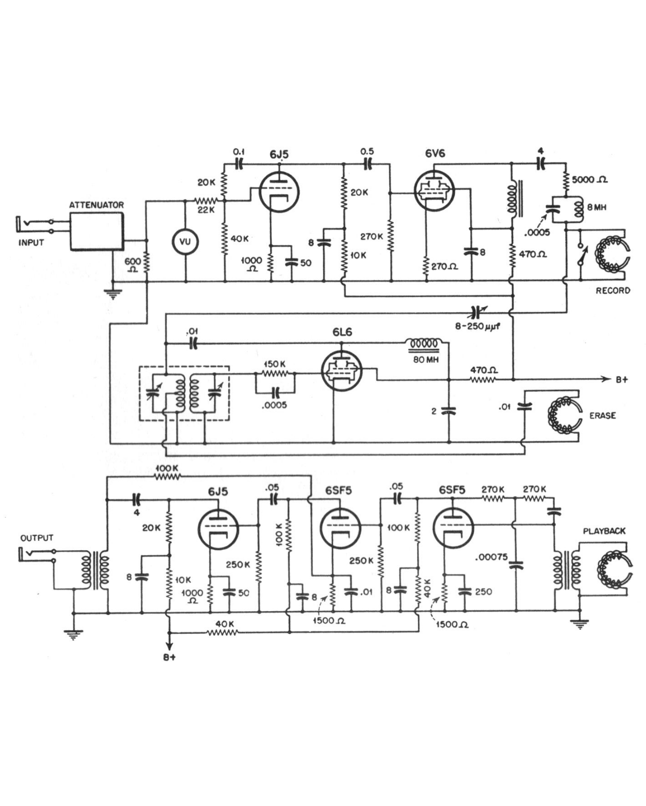 Wire Recorders rangertone schematic