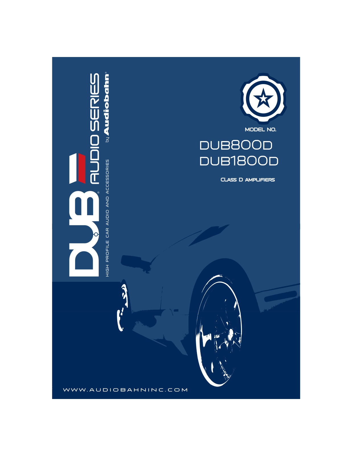 Audiobahn DUB800D, DUB1800D User Manual