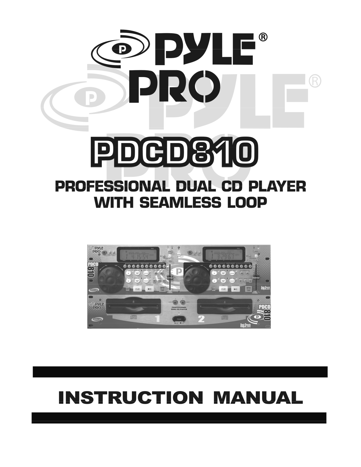 Radio Shack PDCD810 User Manual