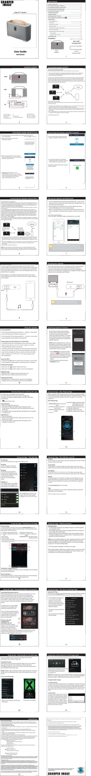 Sharper image SWFSK3000 User Manual