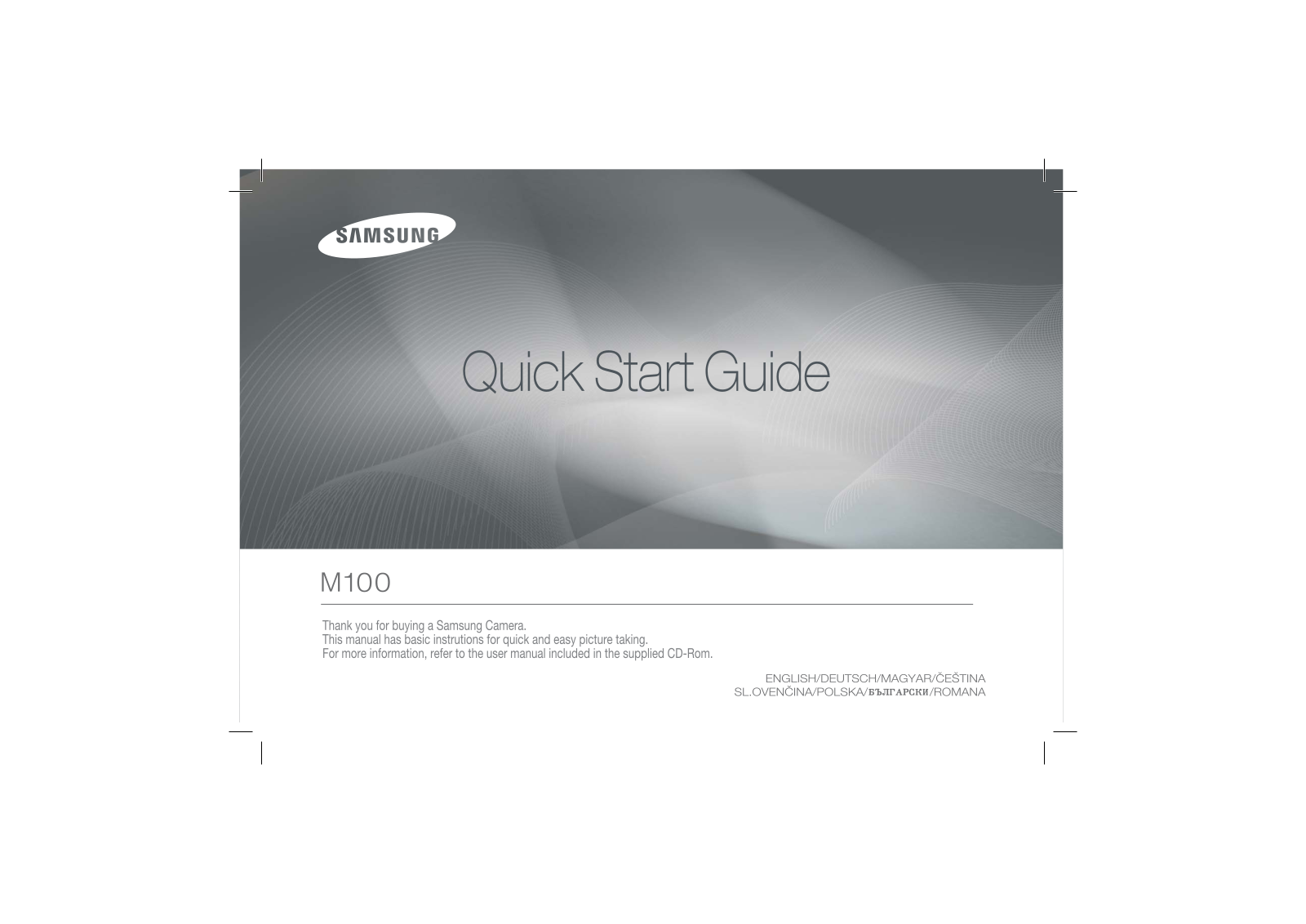 Samsung M100 User Manual