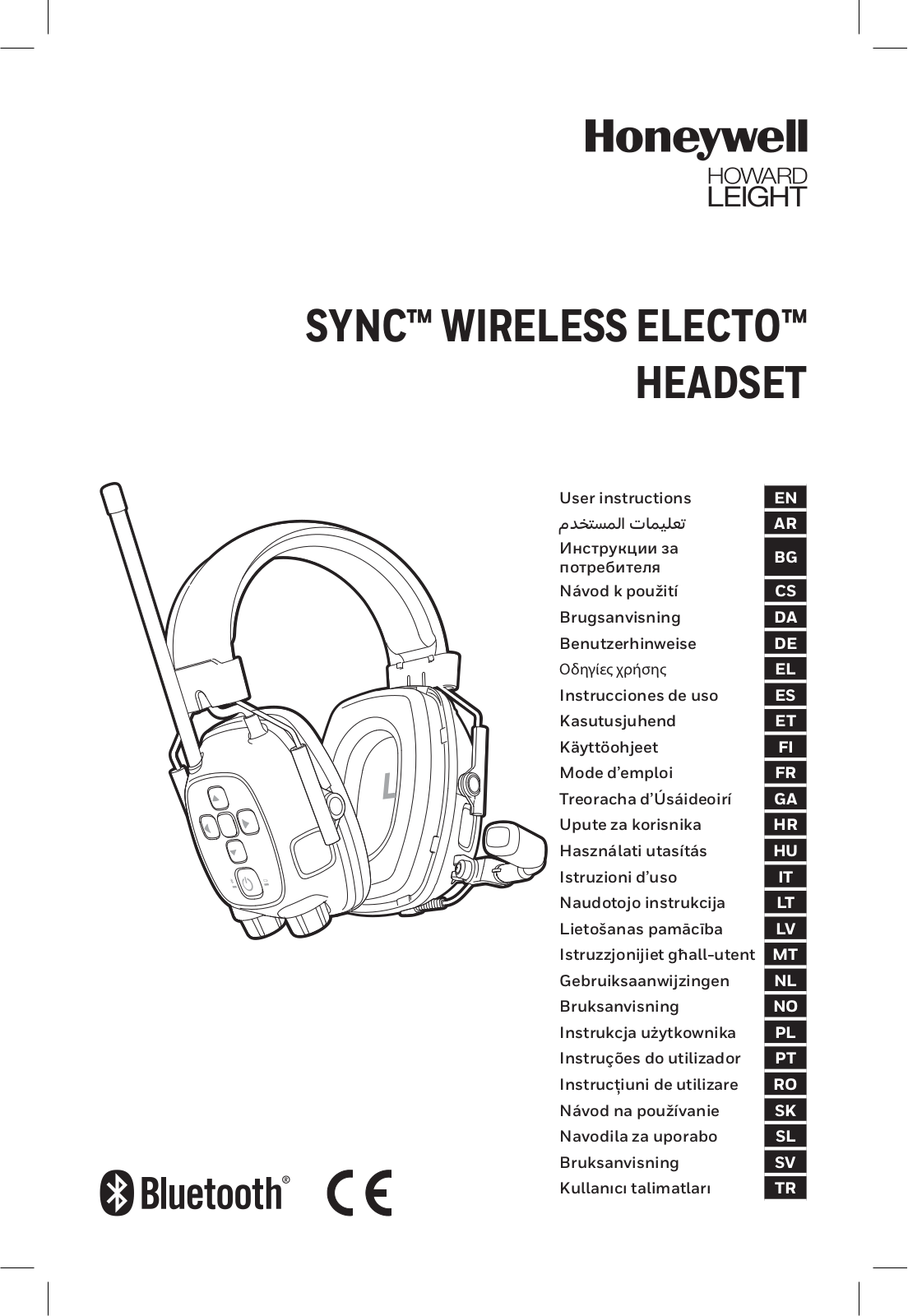 Honeywell SYNC WIRELESS ELECTO User Instructions