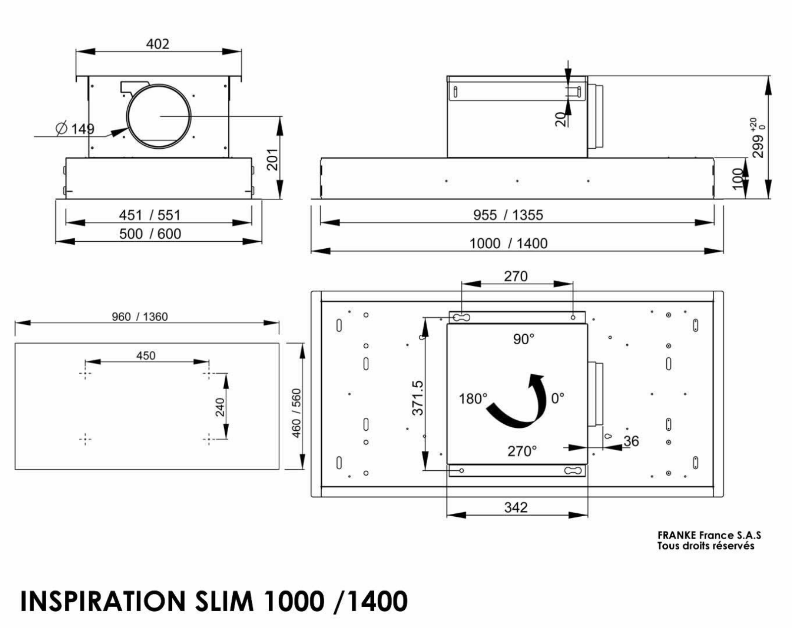 ROBLIN INSPIRATION SLIM 1000, INSPIRATION SLIM 1400 User Manual