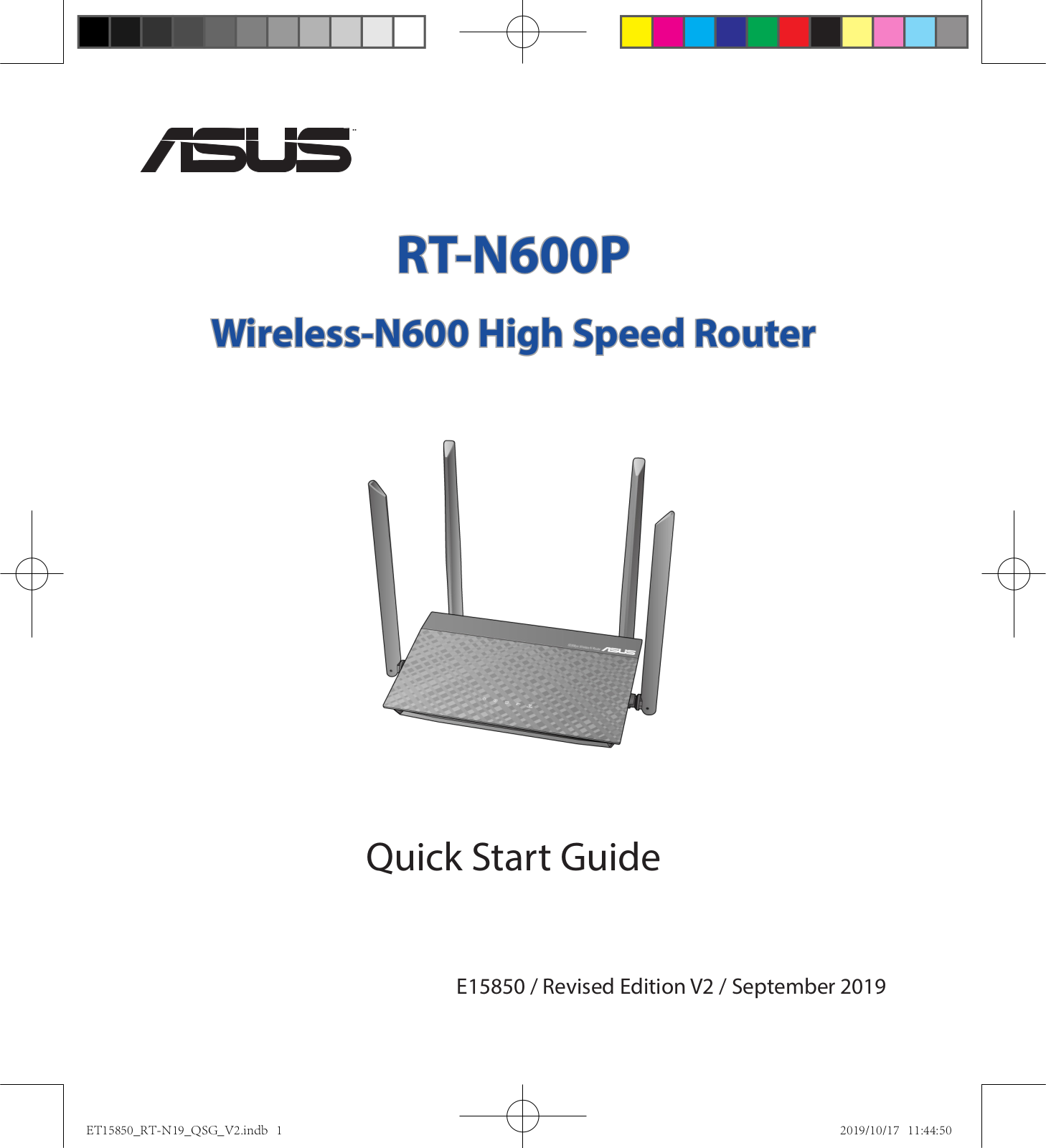 Asus RT-N600P Quick Installation Guide