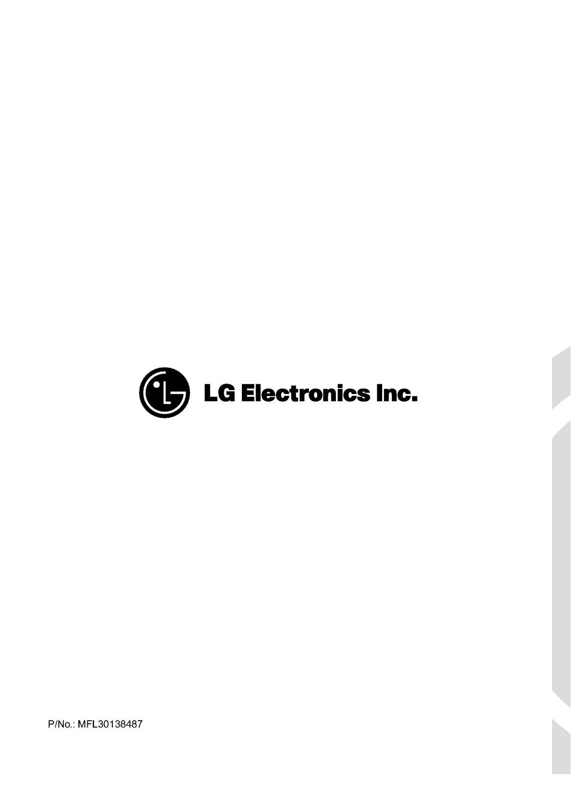 LG WD-14370RD Manual
