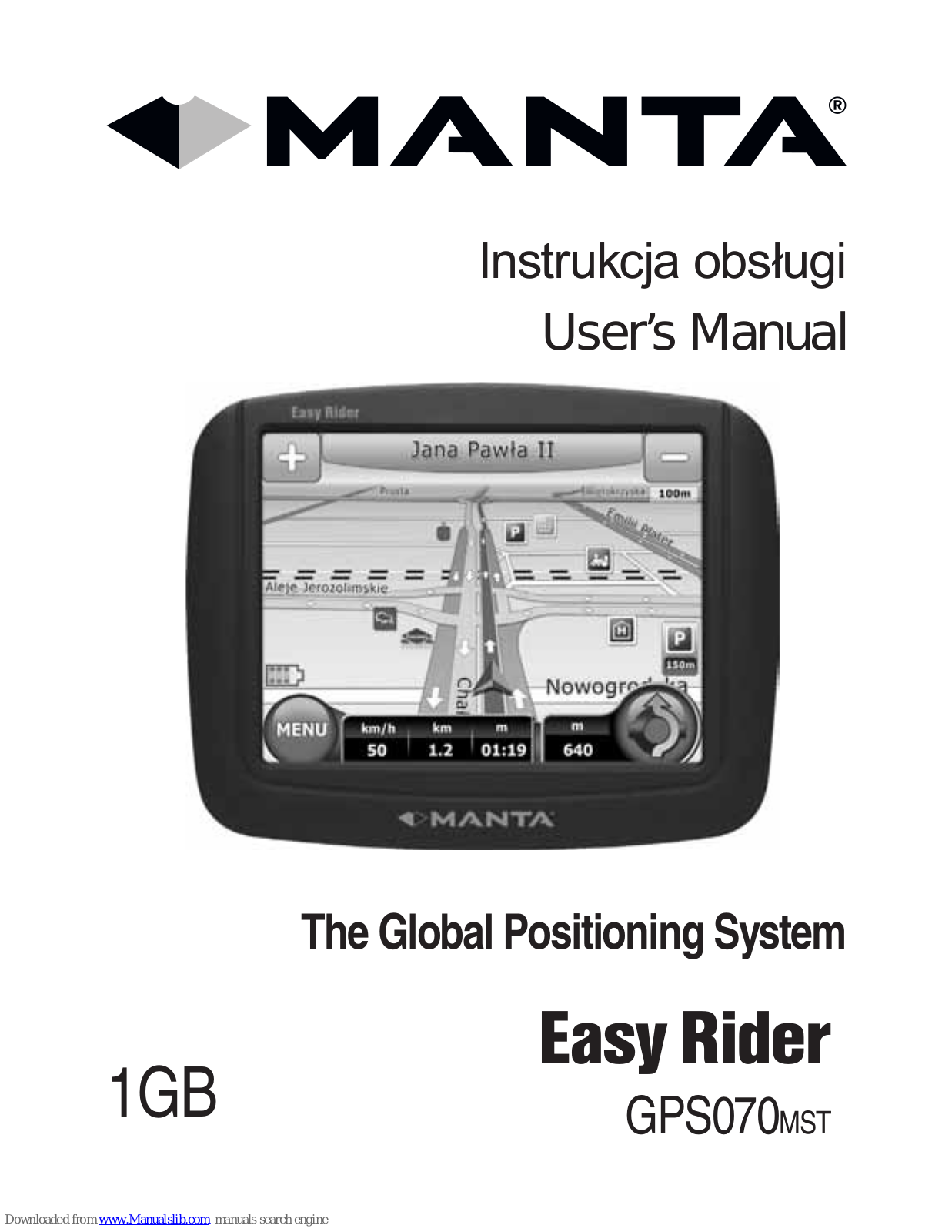 Manta GPS070MST User Manual