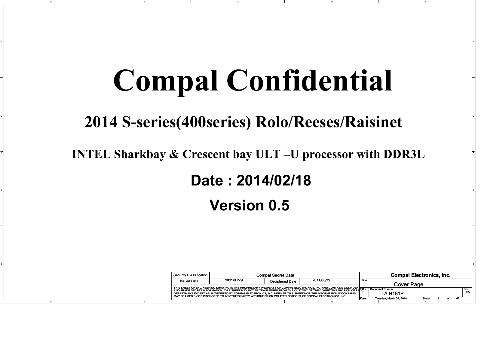 HP 440 G2 Schematics