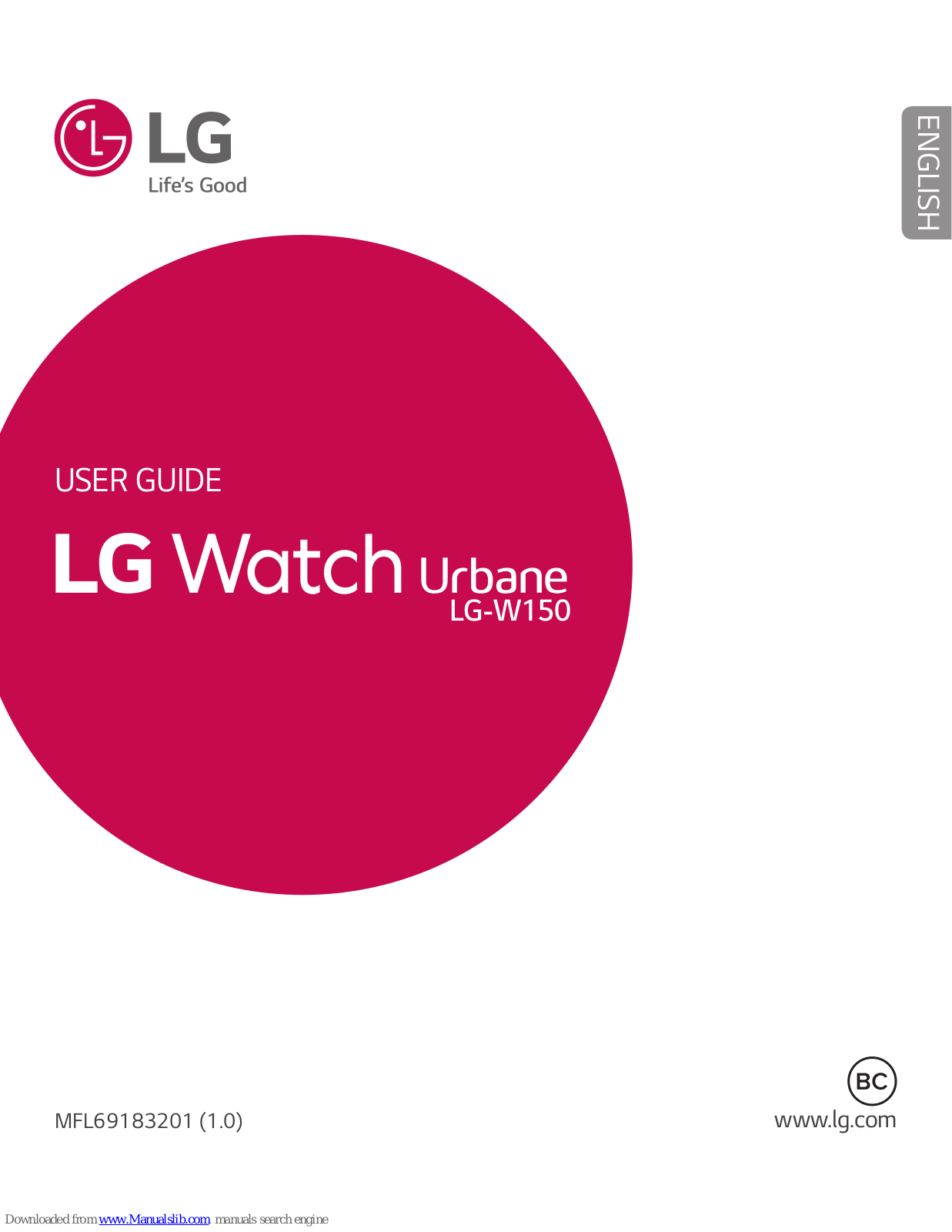 LG Urbane LG-W150 User Manual