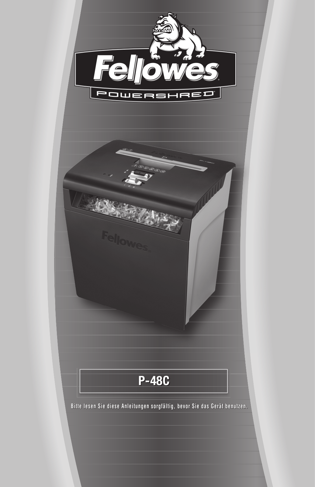 Fellowes P-48C 2010 User Manual