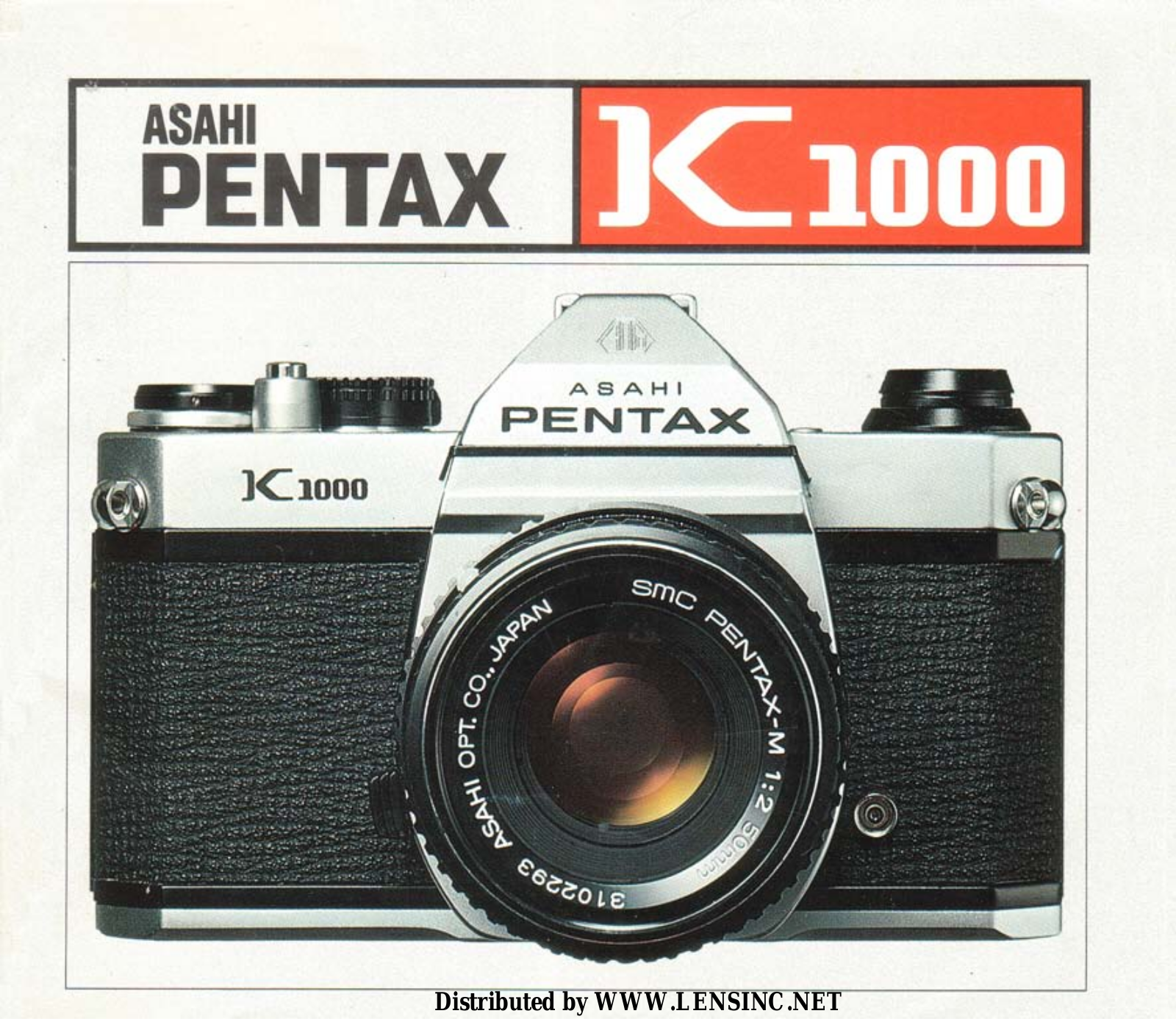 Pentax K-1000 Instruction Manual