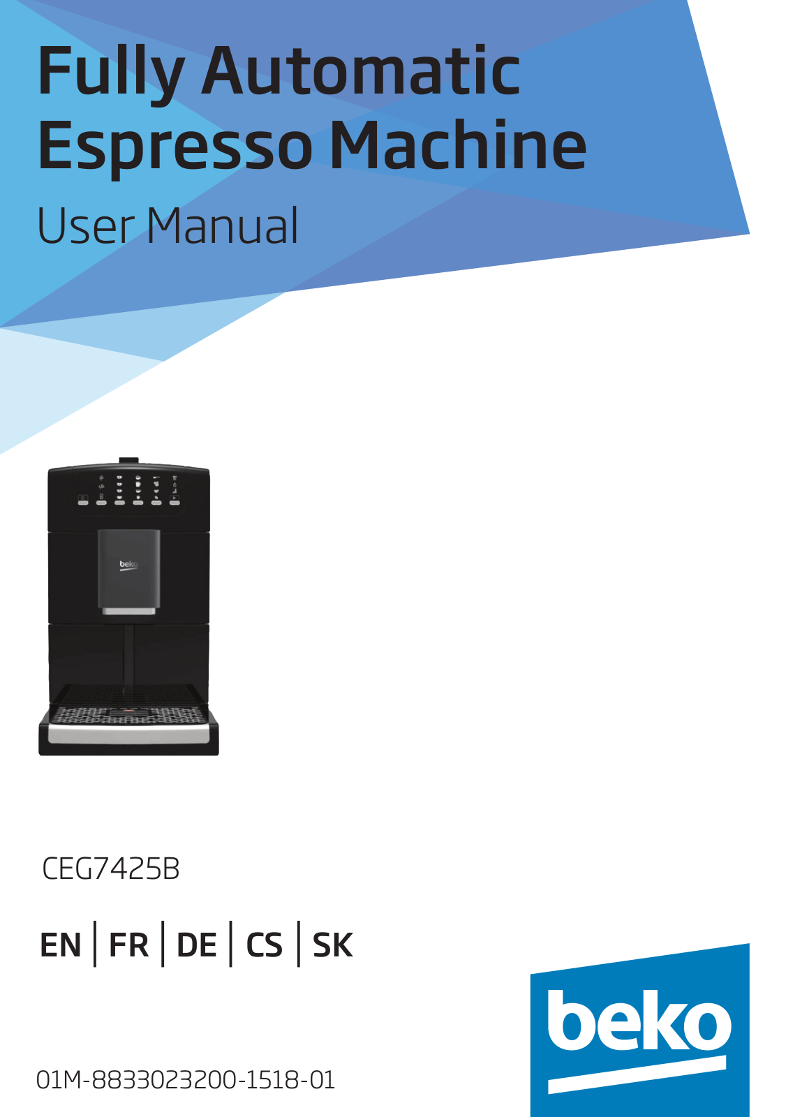 Beko CEG7425B User manual