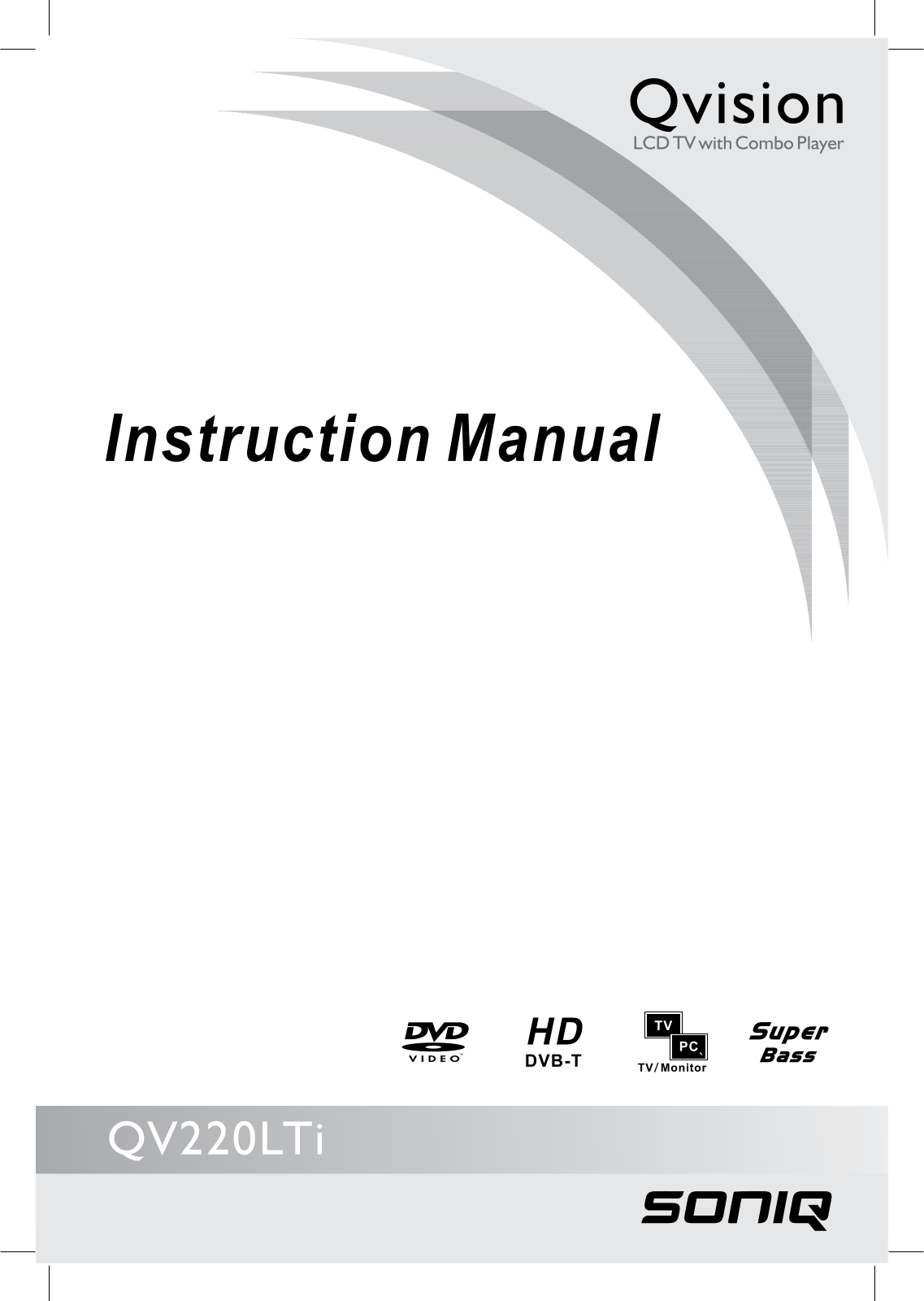 SONIQ QV220LTI User Manual