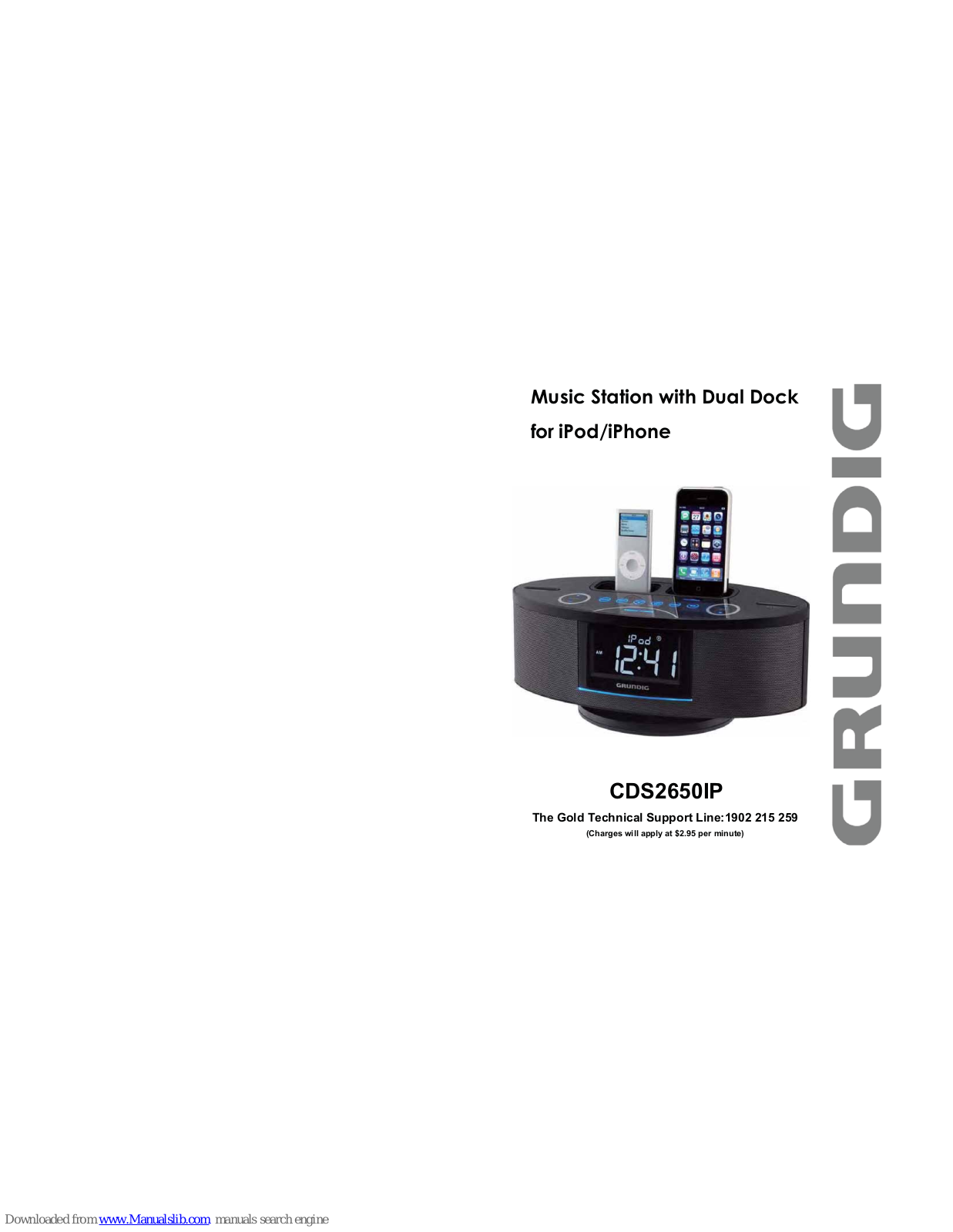 Grundig CDS2650IP Instruction Manual