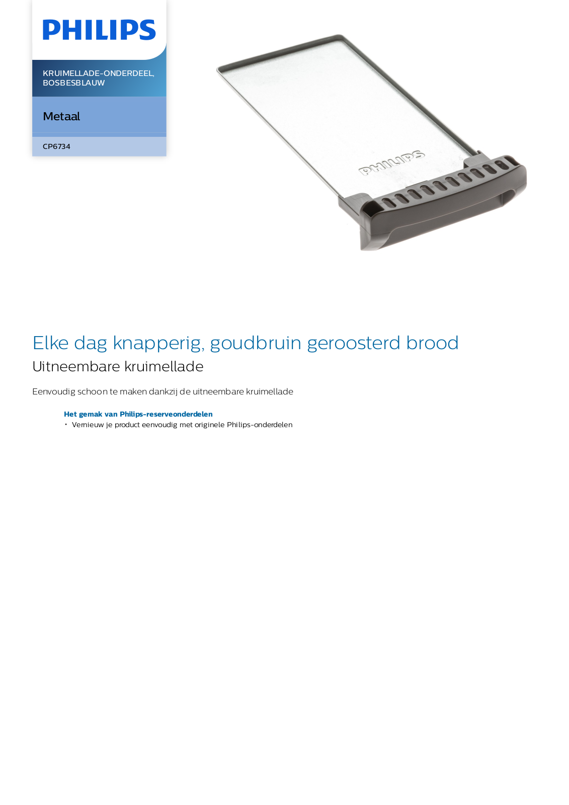 Philips CP6734/01 Leaflet - ManualMachine.com