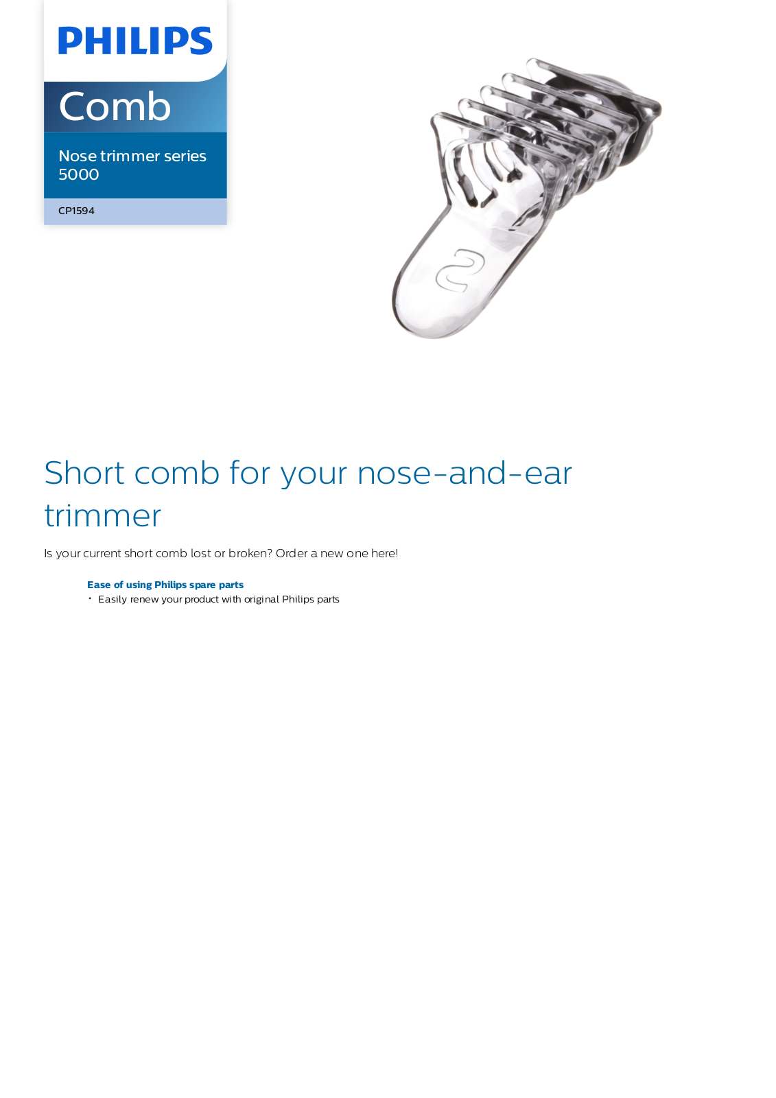 Philips CP1594/01 leaflet - ManualMachine.com