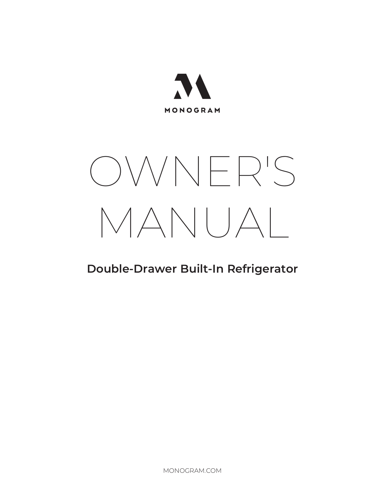 Monogram ZIDS240NSS User Manual