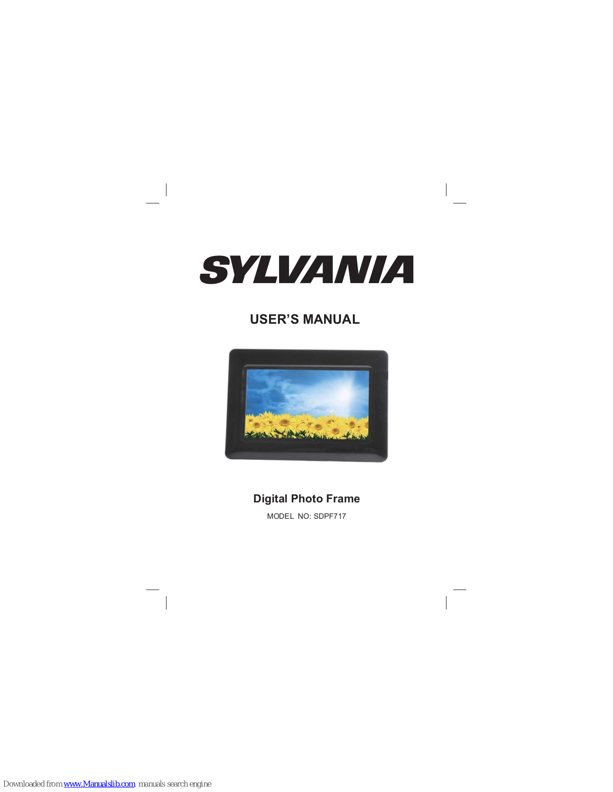 Sylvania SDPF717 User Manual - ManualMachine.com