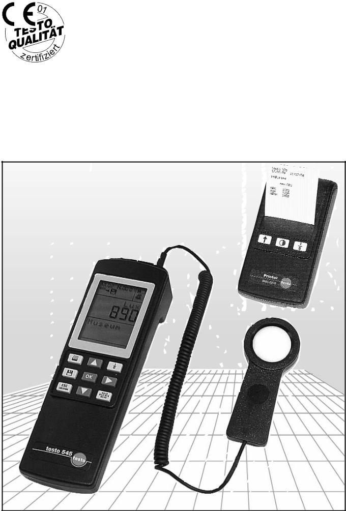 testo 0560 0545 User guide