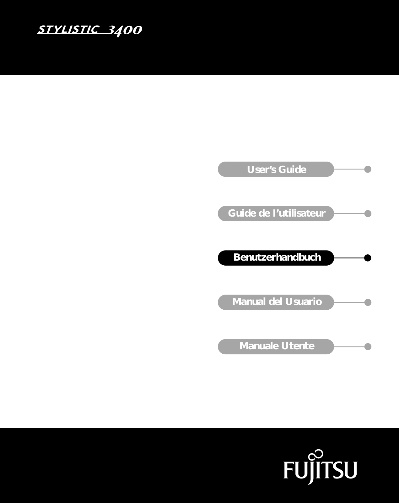 Fujitsu Stylistic 3400 User Guide