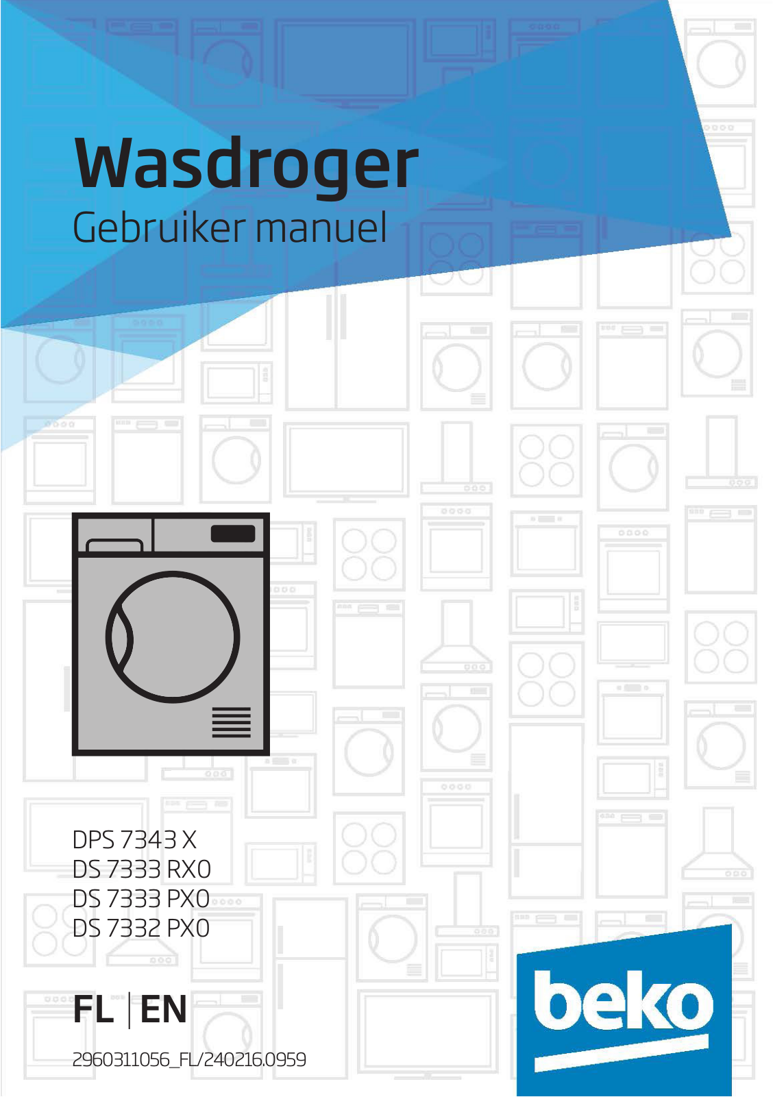 Beko DPS 7343 X, DS 7333 RX0, DS 7333 PX0 User manual