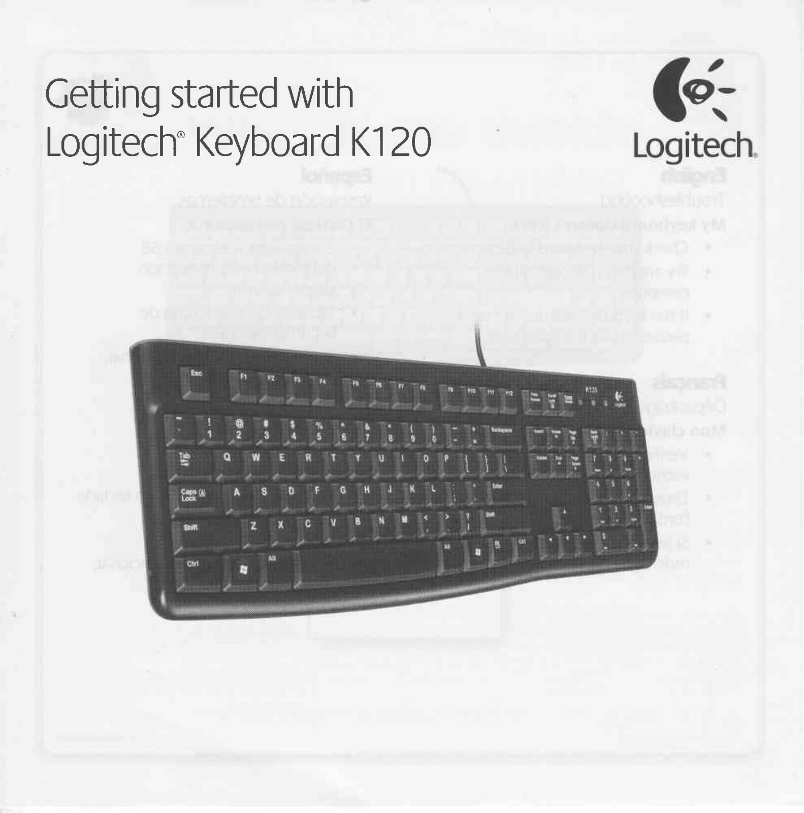 LOGITECH K120 User Manual