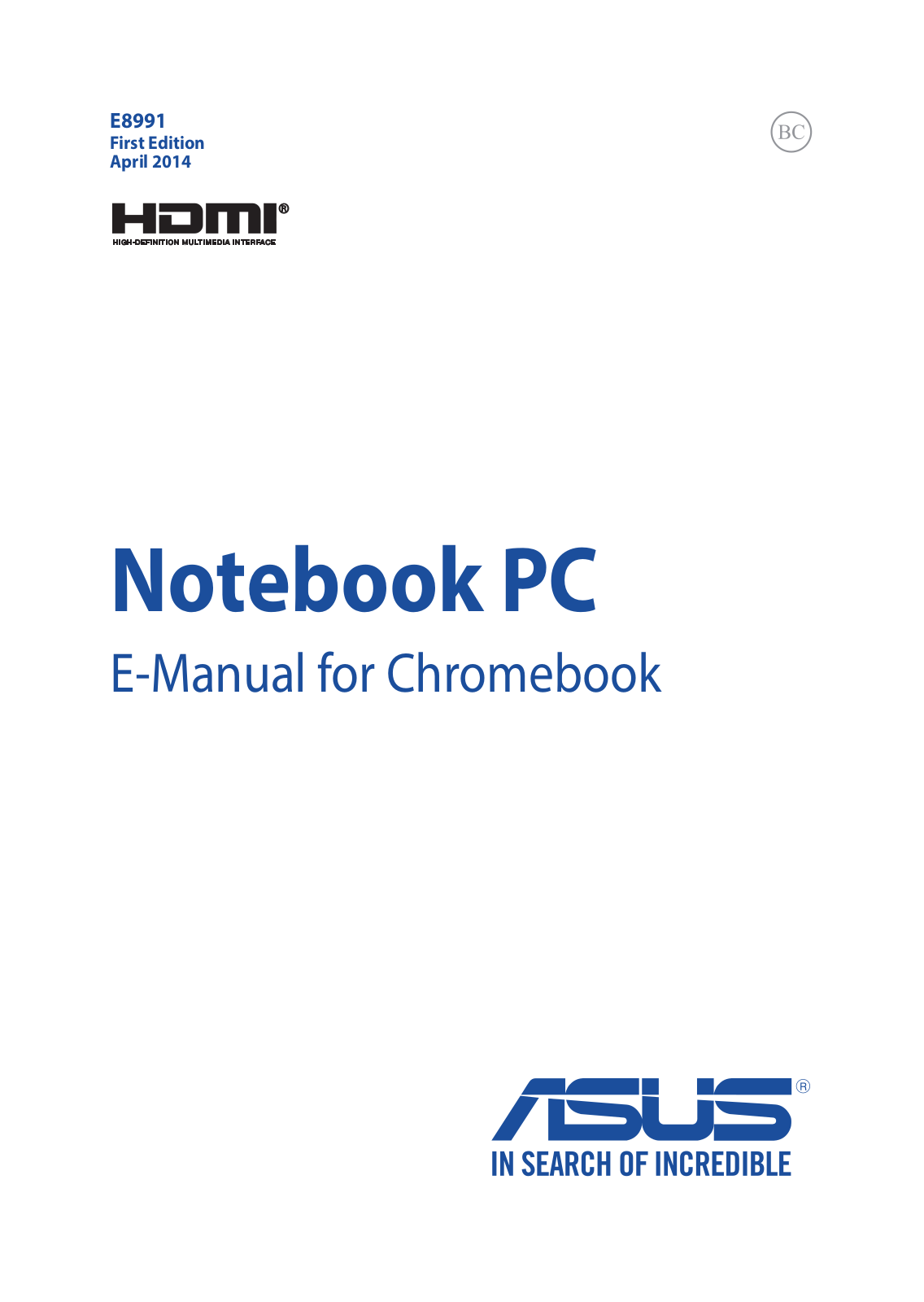 Asus E8991 User Manual